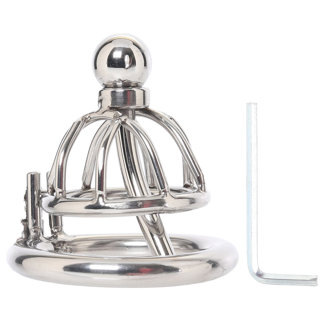 Lockmaster Inverted Urethral Straw Micro Chastity Cage Bondage and Fetish > Cock and Ball Devices