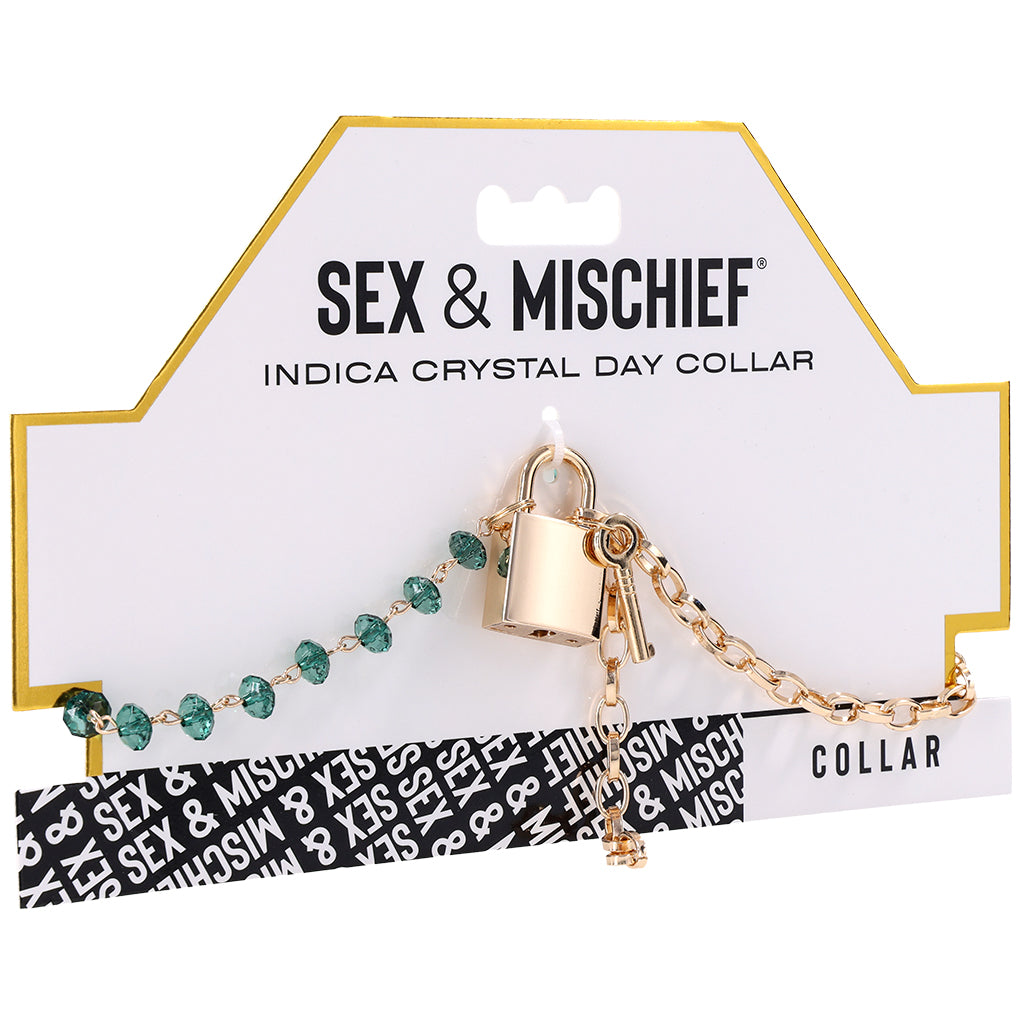Sex & Mischief Indica Crystal Day Collar Bondage and Fetish > Leashes and Collars