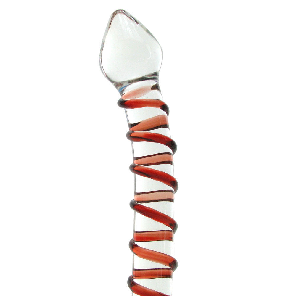 gläs Mr. Swirly Glass Dildo Dildo Sex Toys > G-Spot Dildos