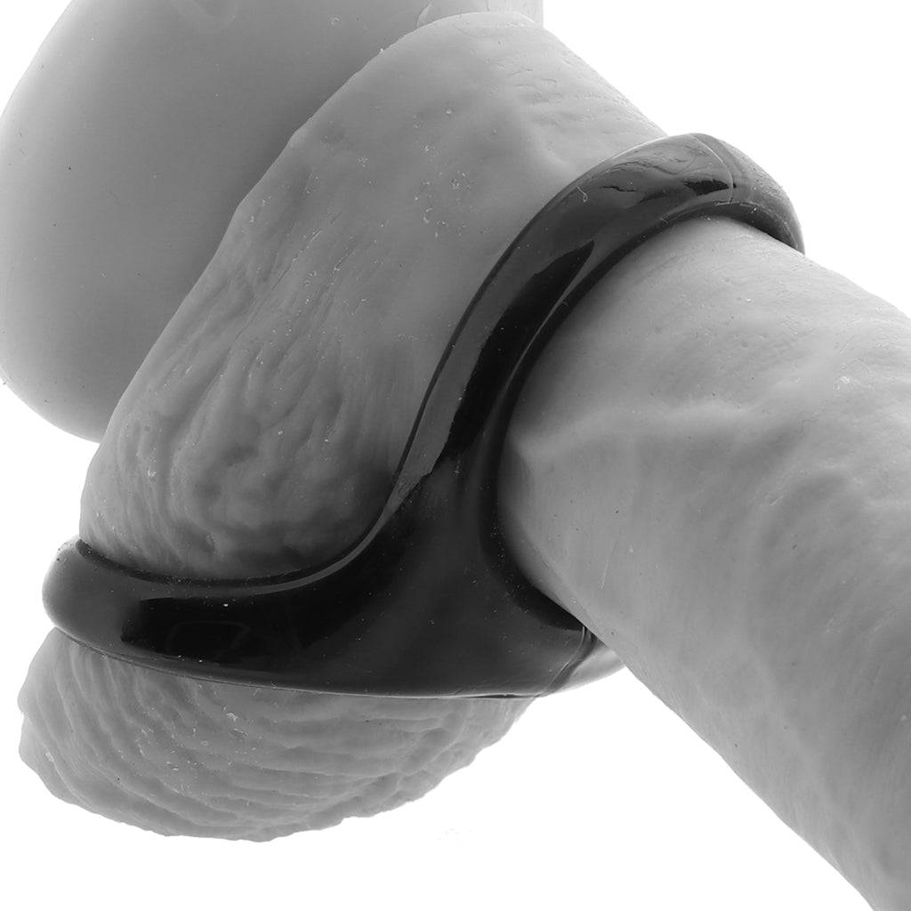 Colt Snug Tugger Dual Support Ring in Black Cock Rings