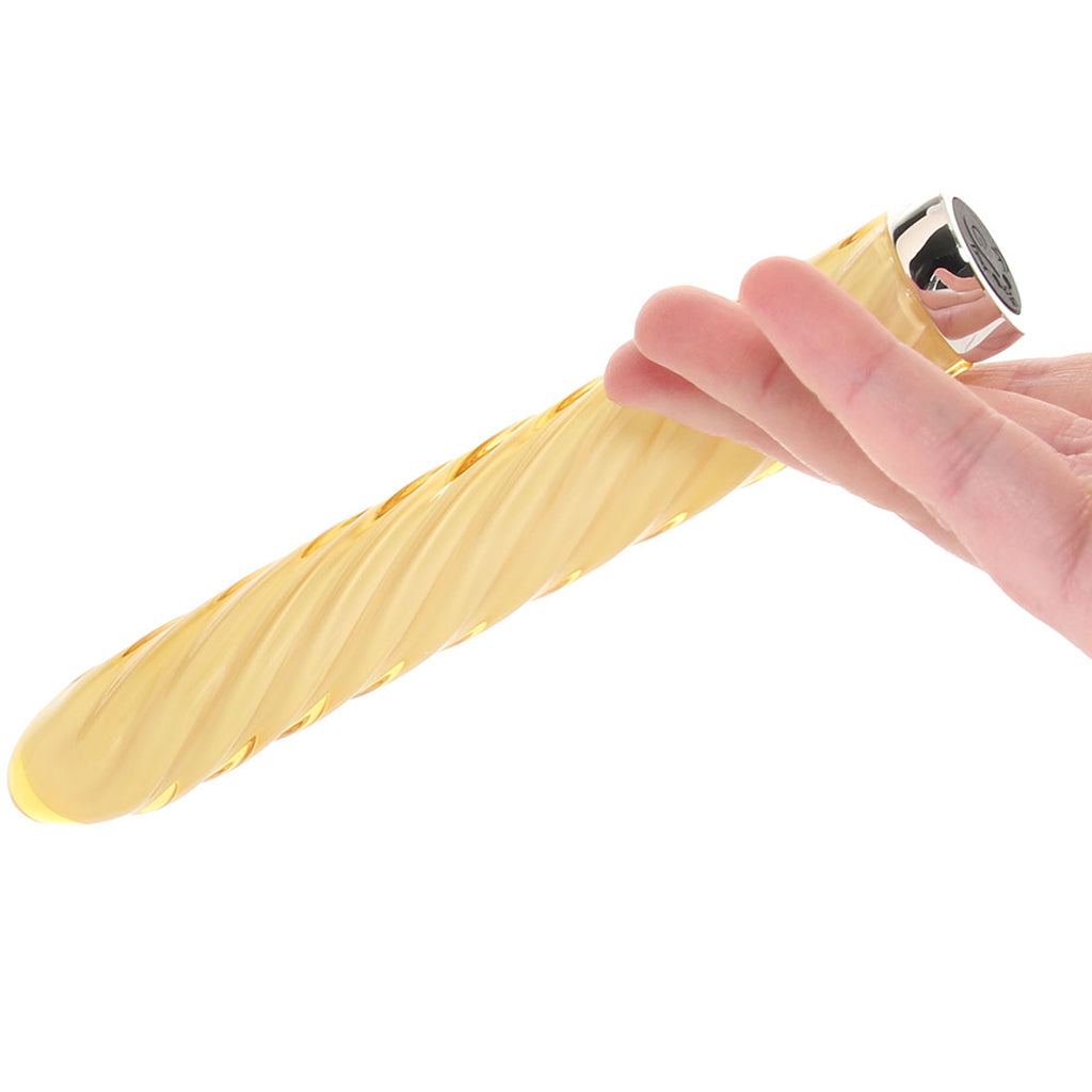 Playboy Pleasure Twist of Fate Glass Vibe Vibrators > Traditional Vibrators