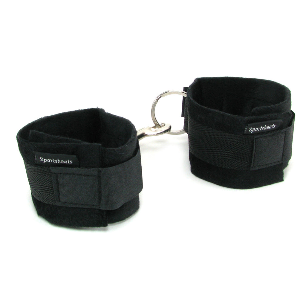 Soft Cuffs in Black Bondage and Fetish > Wrist and Ankle Cuffs