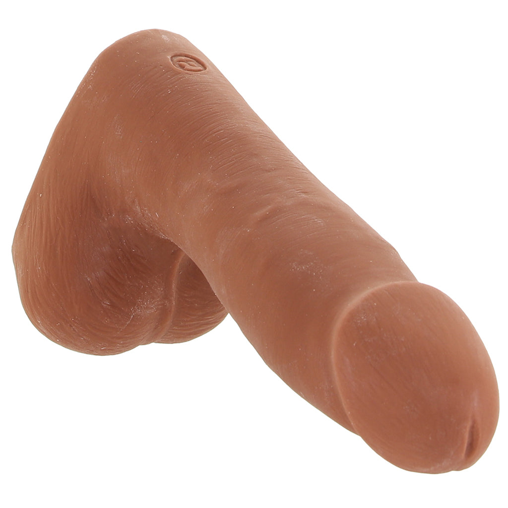 The Realistic 7 Inch Cock with Balls in Caramel Dildo Sex Toys > Realistic Dildos