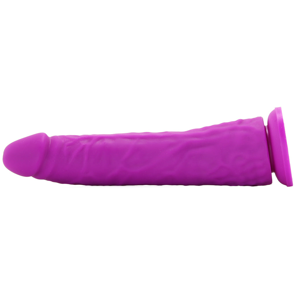 Colours Thin Pleasures 8 Inch Silicone Dildo in Purple Dildo Sex Toys > Realistic Dildos