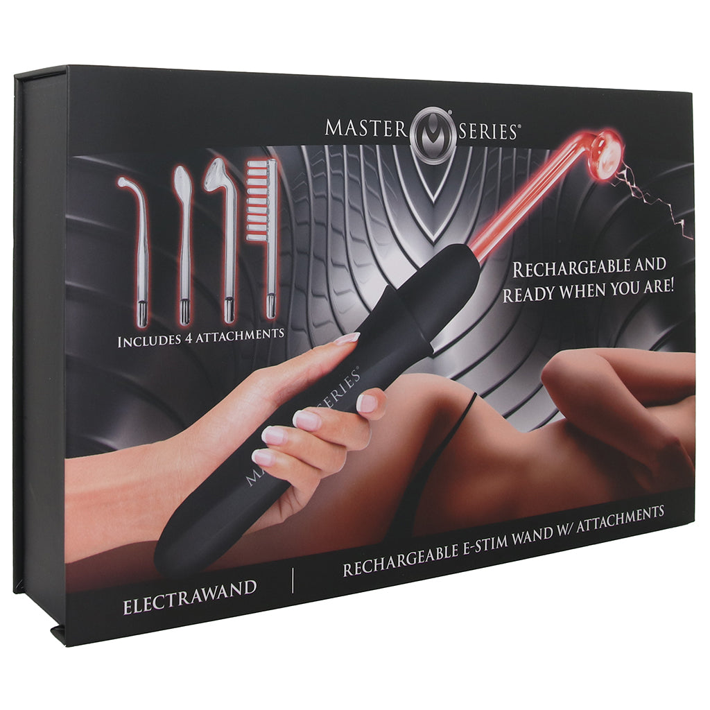 Master Series Electrawand E-Stim Set in Black Bondage and Fetish > Electro Stim