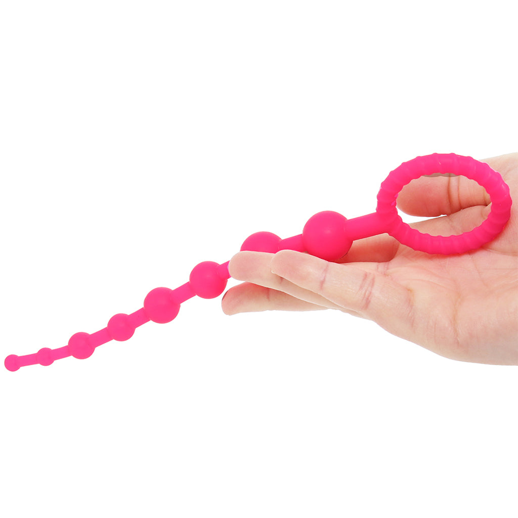 PinkCherry Graduated Anal Beads in Pink Anal Sex Toys > Anal Beads