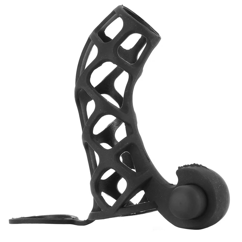 Extreme Silicone Power Cage in Black Bondage and Fetish > Cock and Ball Devices