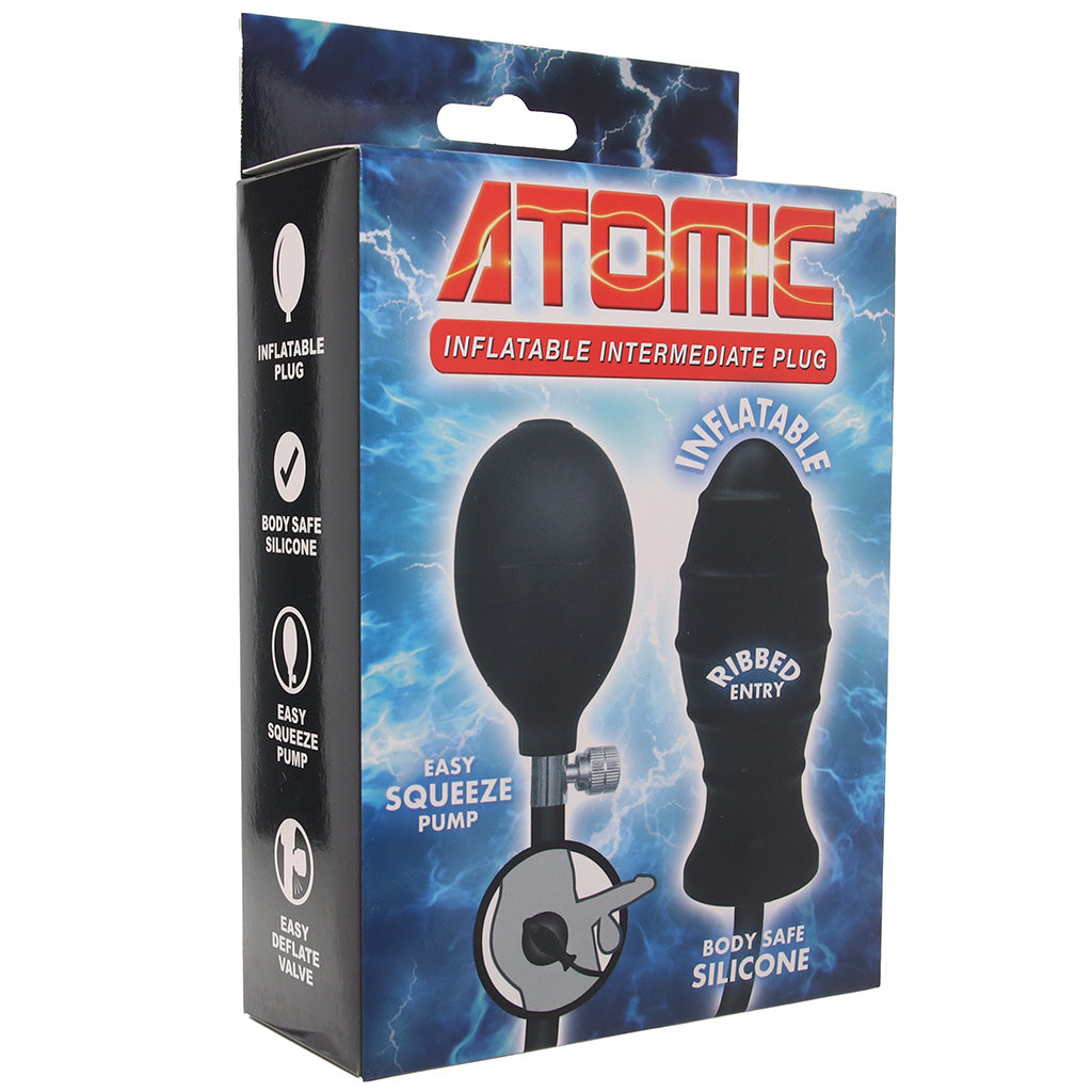 Atomic Inflatable Intermediate Butt Plug Anal Sex Toys > Butt Plugs