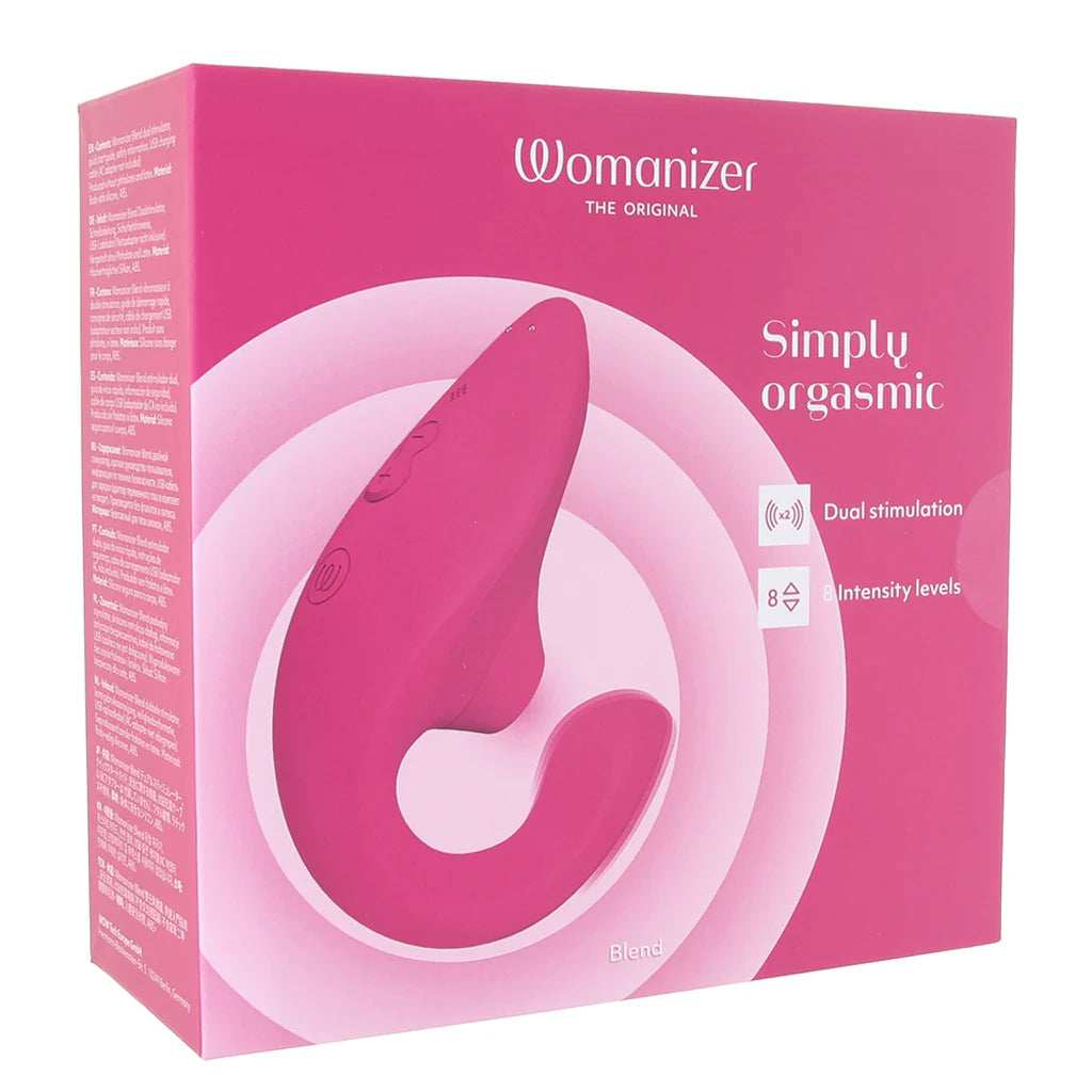 Womanizer Blend Dual Stimulator in Pink Vibrators > G-Spot Vibrators