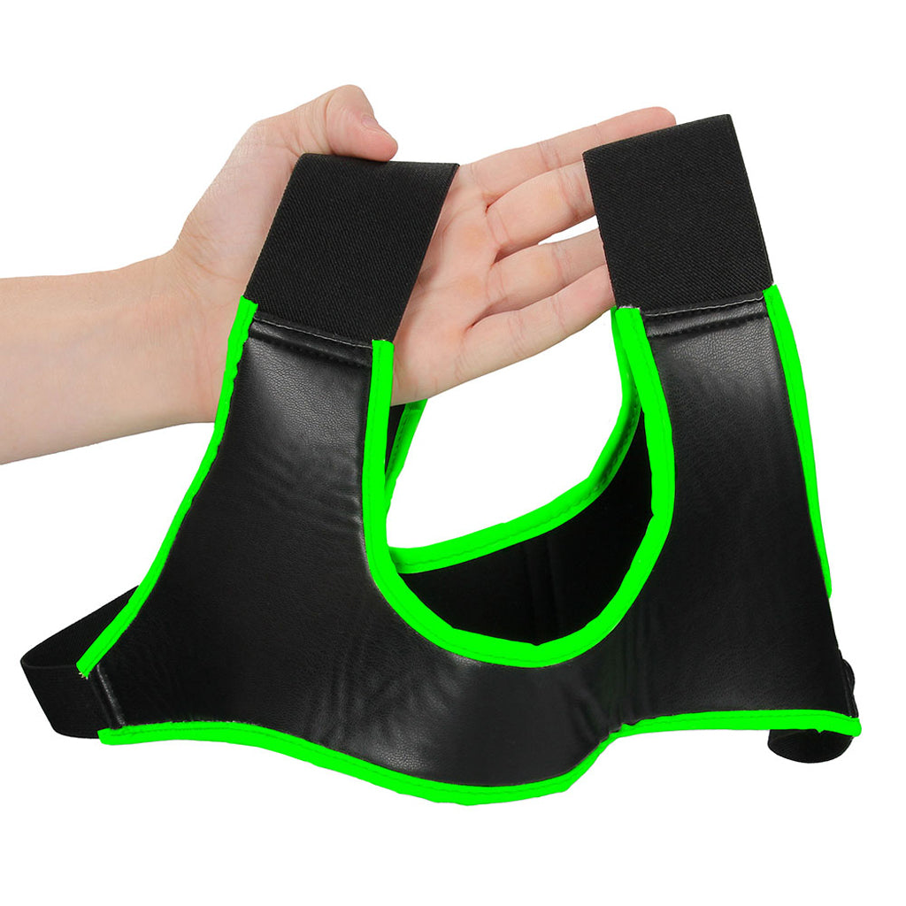 Ouch! Glow In The Dark Neoprene Harness /XL Bondage and Fetish > Men's Bondage Wear