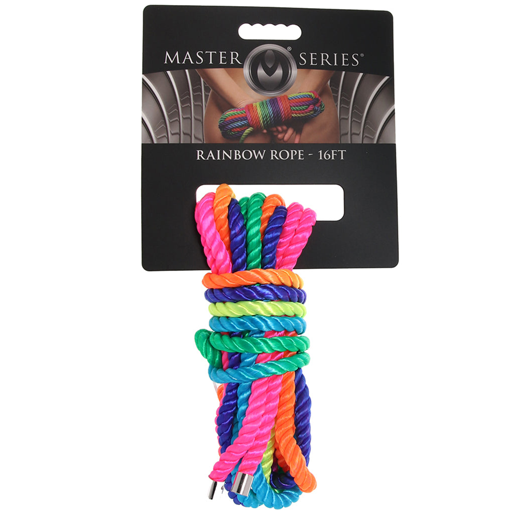 Master Series Rainbow Rope in 16'/4.8m Bondage and Fetish > Restraints