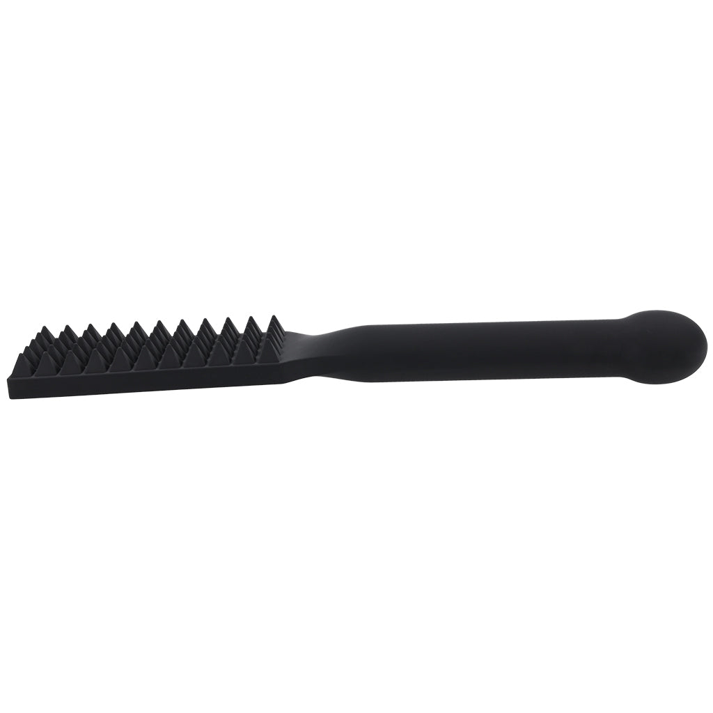 Edge Spiked Silicone Paddle with Insertable Handle Bondage and Fetish > Whips and Crops