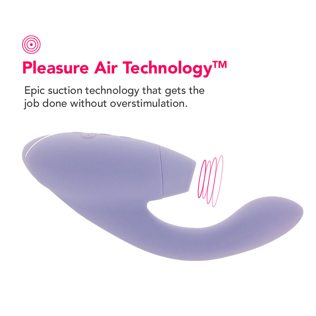 Womanizer Duo 2 Clitoral & G-Spot Stimulator in Lilac Vibrators > Clitoral Suction & Stimulation