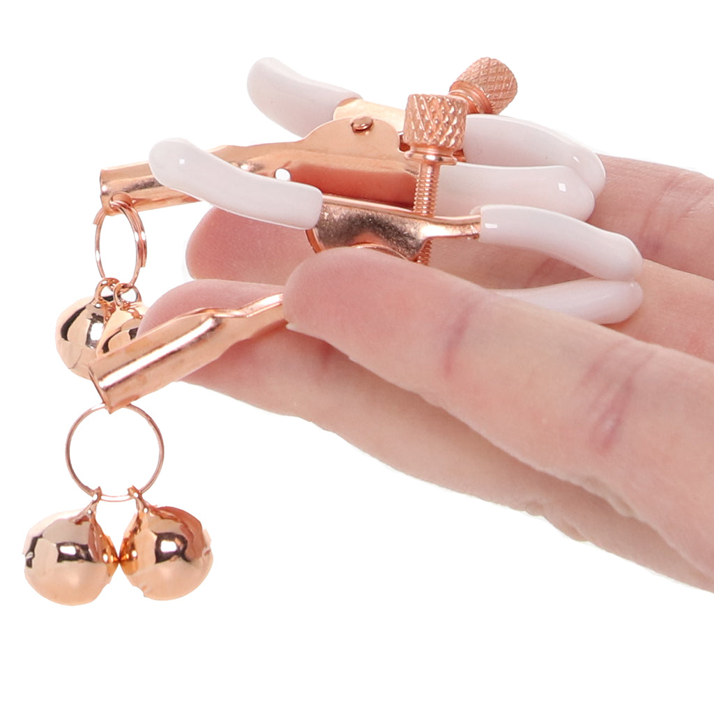 S&M Peaches 'n CreaMe Bell Nipple Clamps Bondage and Fetish > Nipple Stimulators & Clamps