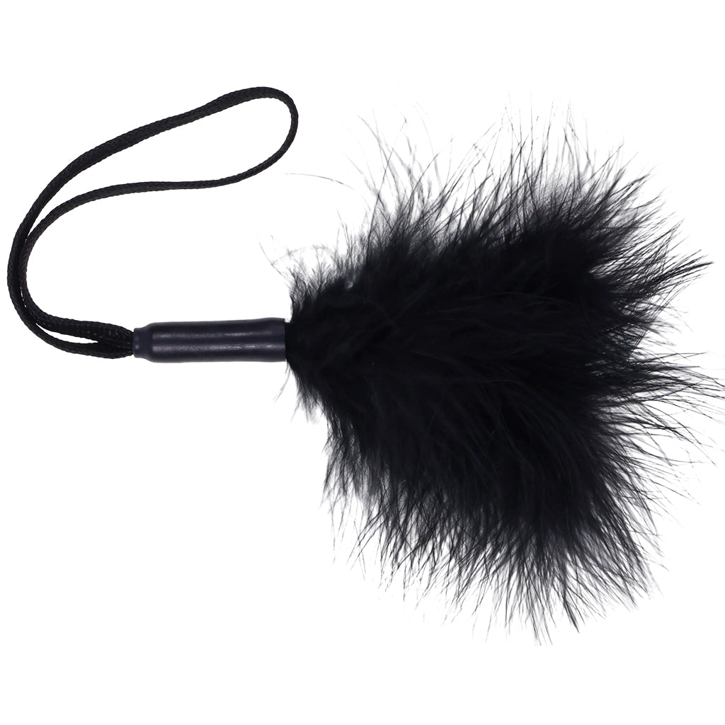 S&M Peaches 'n CreaMe Wrist Feather Ticker in Black Sensual Love > Ticklers & Teasers