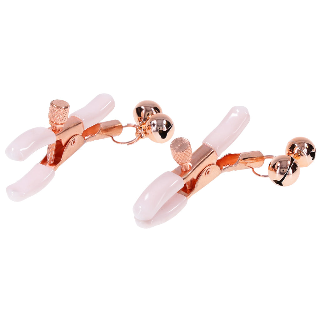 S&M Peaches 'n CreaMe Bell Nipple Clamps Bondage and Fetish > Nipple Stimulators & Clamps