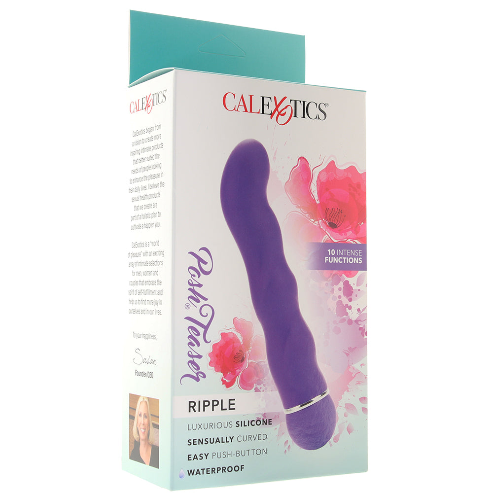Posh Silicone Ripple Vibe in Purple Vibrators > G-Spot Vibrators