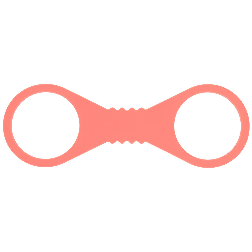S&M Peaches 'n CreaMe Silicone Cuffs in Large Bondage and Fetish > Wrist and Ankle Cuffs
