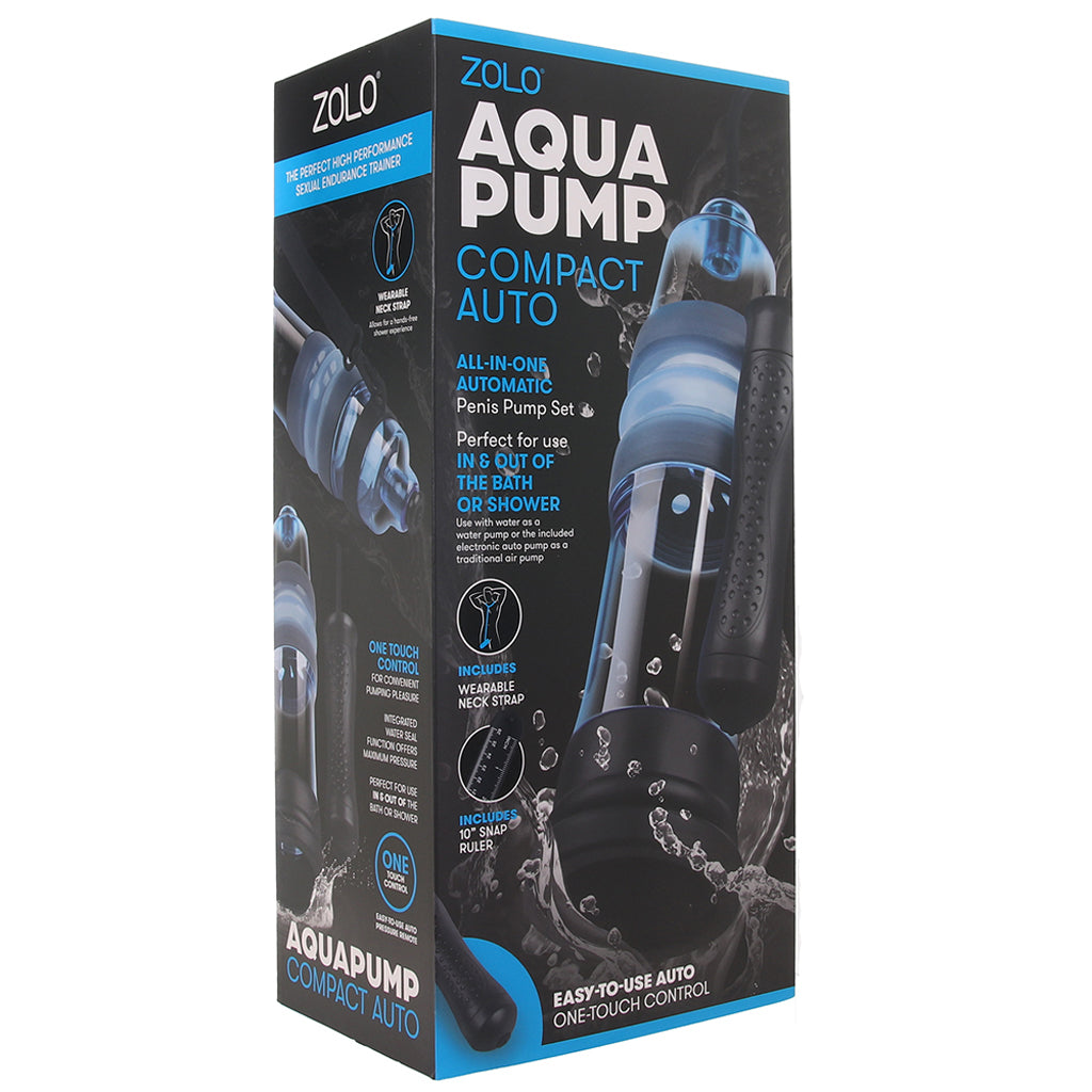 Zolo AquaPump Compact Auto Penis Pump in Blue Male Enhancement > Penis Pumps