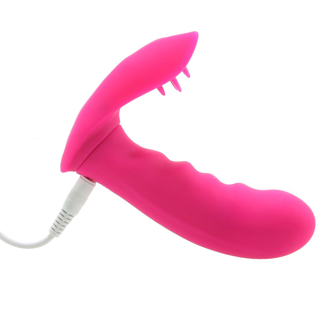 OMG Plaisir Wearable Clitoral & G-spot Vibe in Pink Vibrators > Wearable & Panty Vibrators
