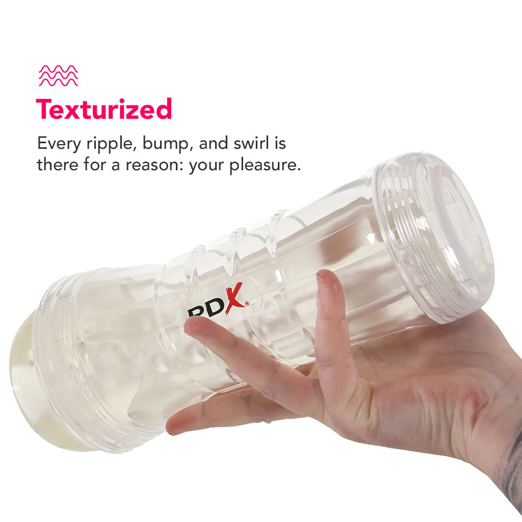 PDX Elite ViewTube Vac XXL Stroker with Hand Pump Male Masturbators > Discreet Masturbators