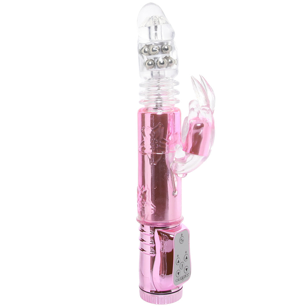 Thrusting Orgasm Bunny Vibe in Pink Vibrators > Rabbit Vibrators