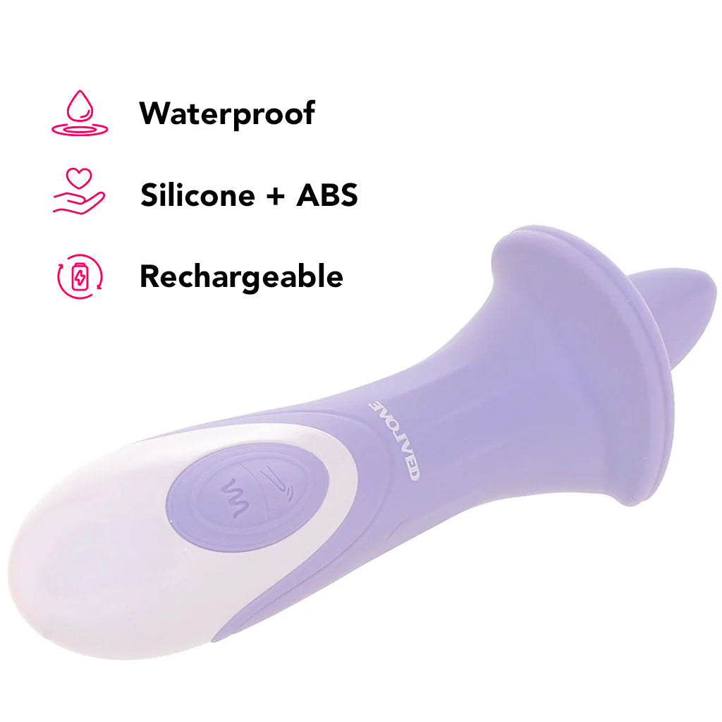 Lix & Kisses Tongue Twirling Vibe Vibrators > Clitoral Stimulators