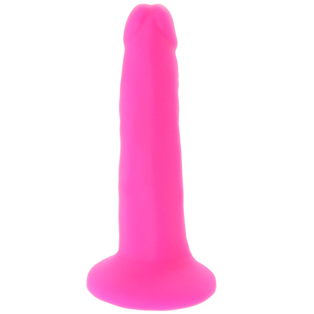 Neo Elite 6 Inch Silicone Dual Density Cock in Pink Dildo Sex Toys > Realistic Dildos