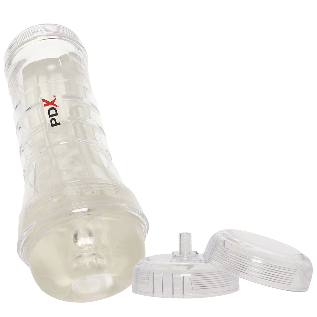 PDX Elite ViewTube Vac XXL Stroker with Hand Pump Male Masturbators > Discreet Masturbators