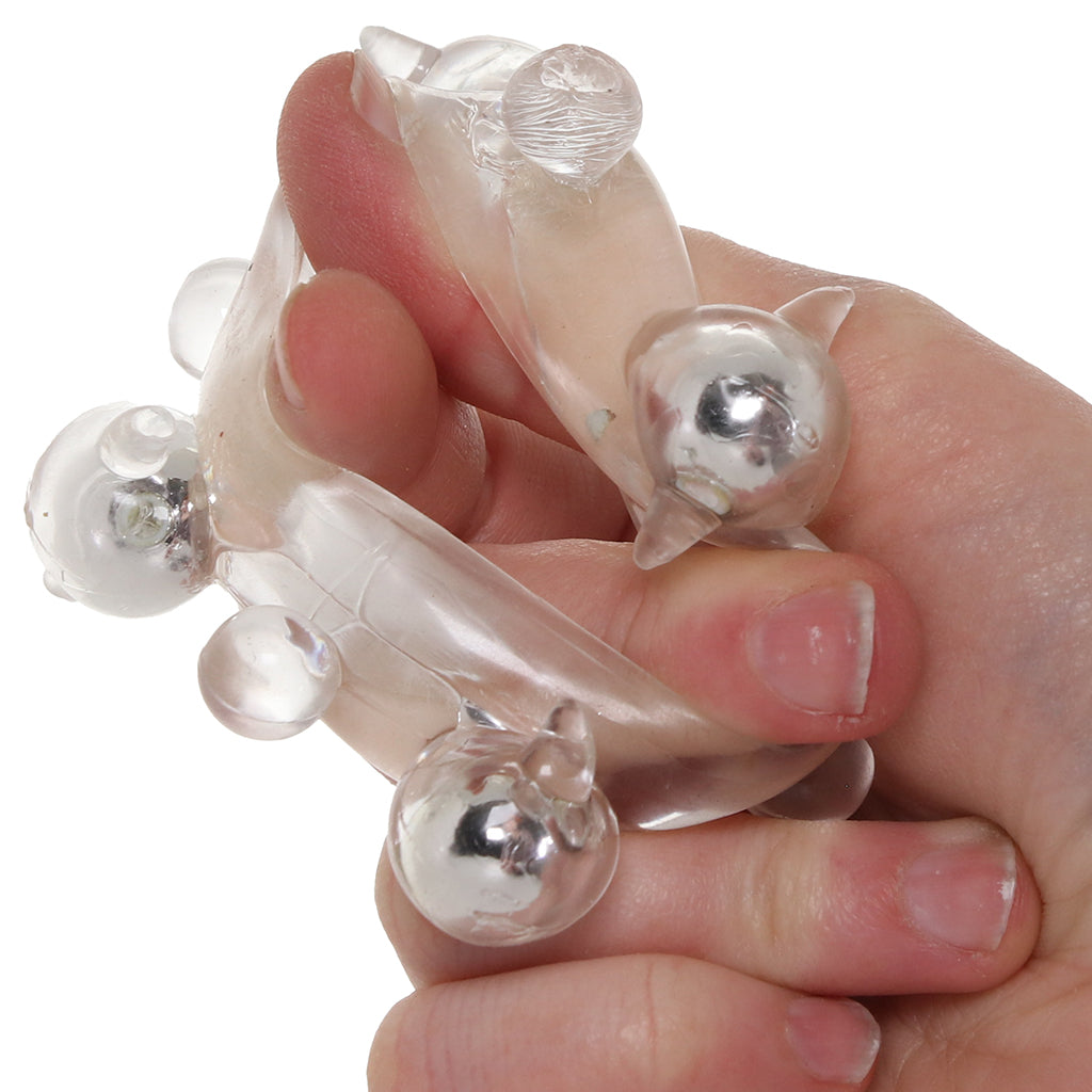 Basic Essential Enhancer Ring with Beads Cock Rings