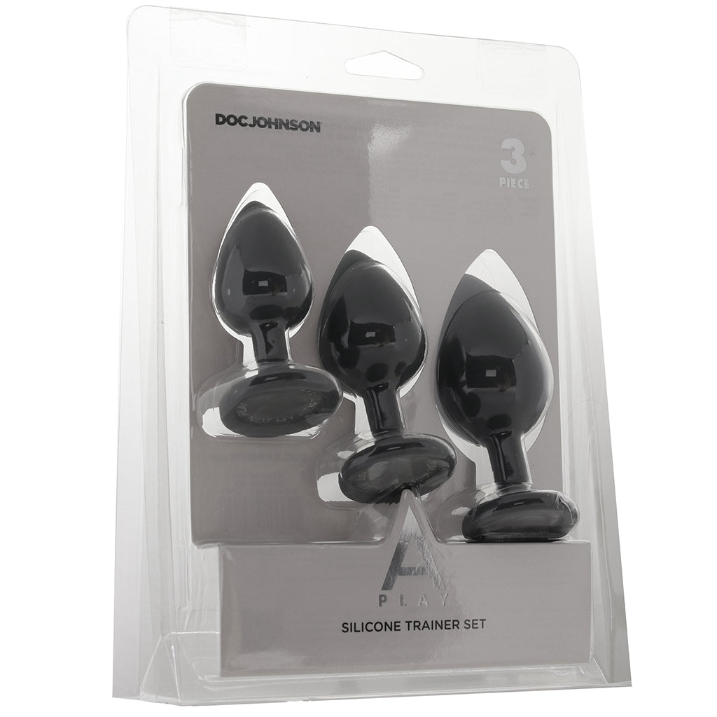 A-Play Silicone 3 Piece Anal Trainer Set Anal Sex Toys > Butt Plugs