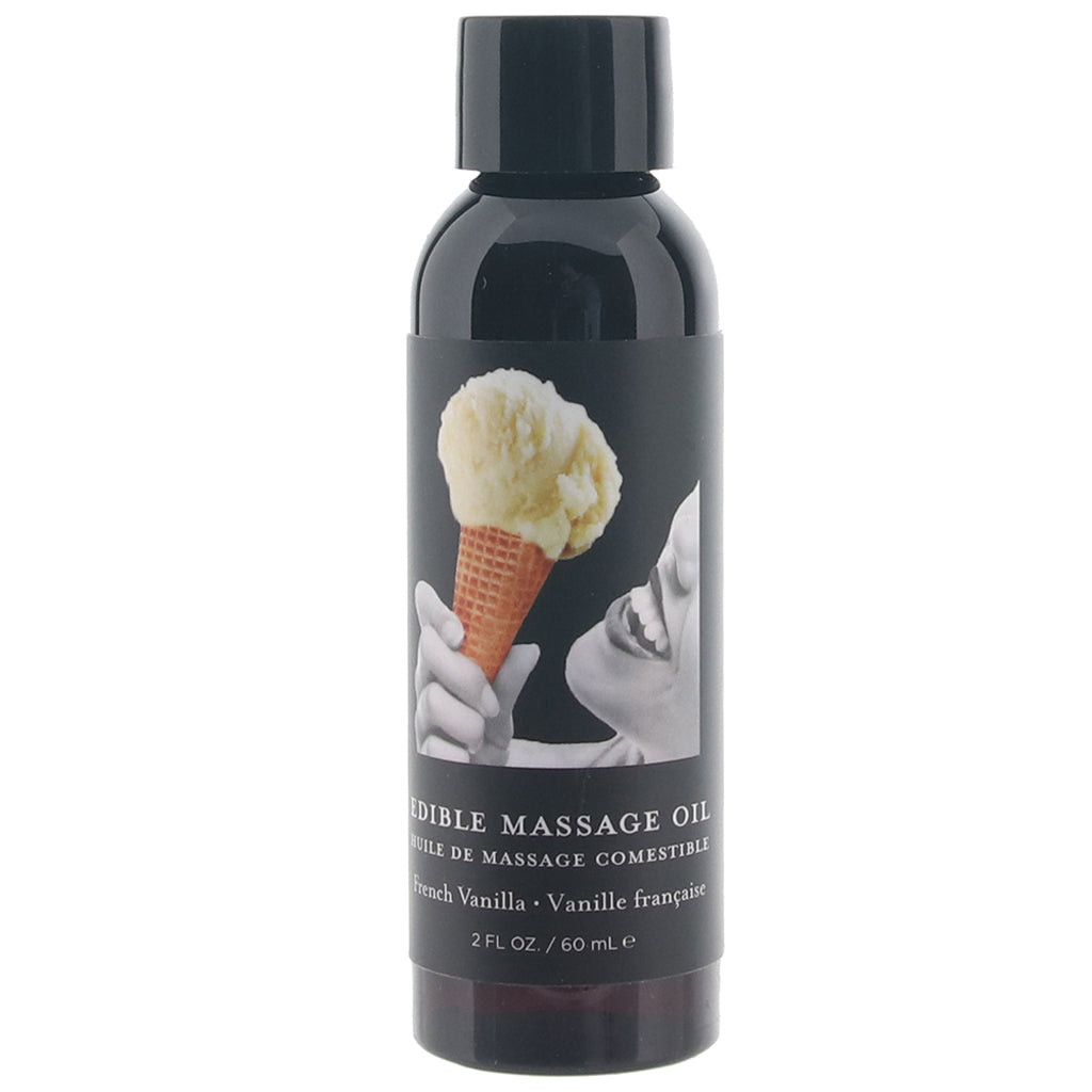 Edible Massage Oil 2oz/60ml in Vanilla Sensual Love > Massage