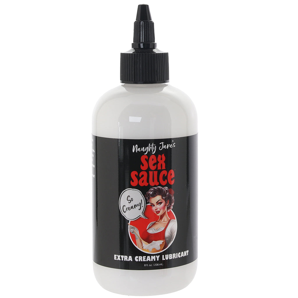 Naughty Jane's Sex Sauce Extra Creamy Lubricant in 8oz/236m Lubes and Lotions > Water Based Sex Lubes