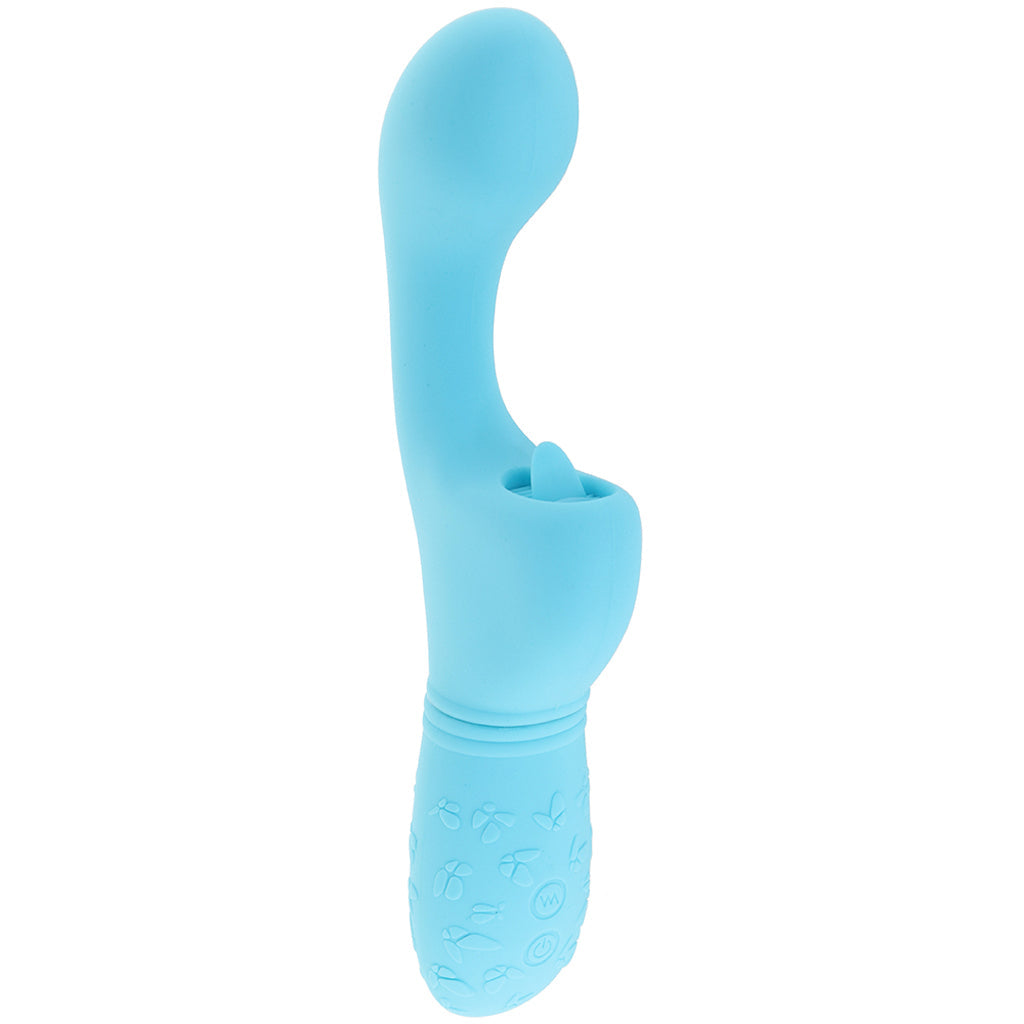 Rechargeable Butterfly Kiss Flicker Vibrator in Blue Vibrators > G-Spot Vibrators