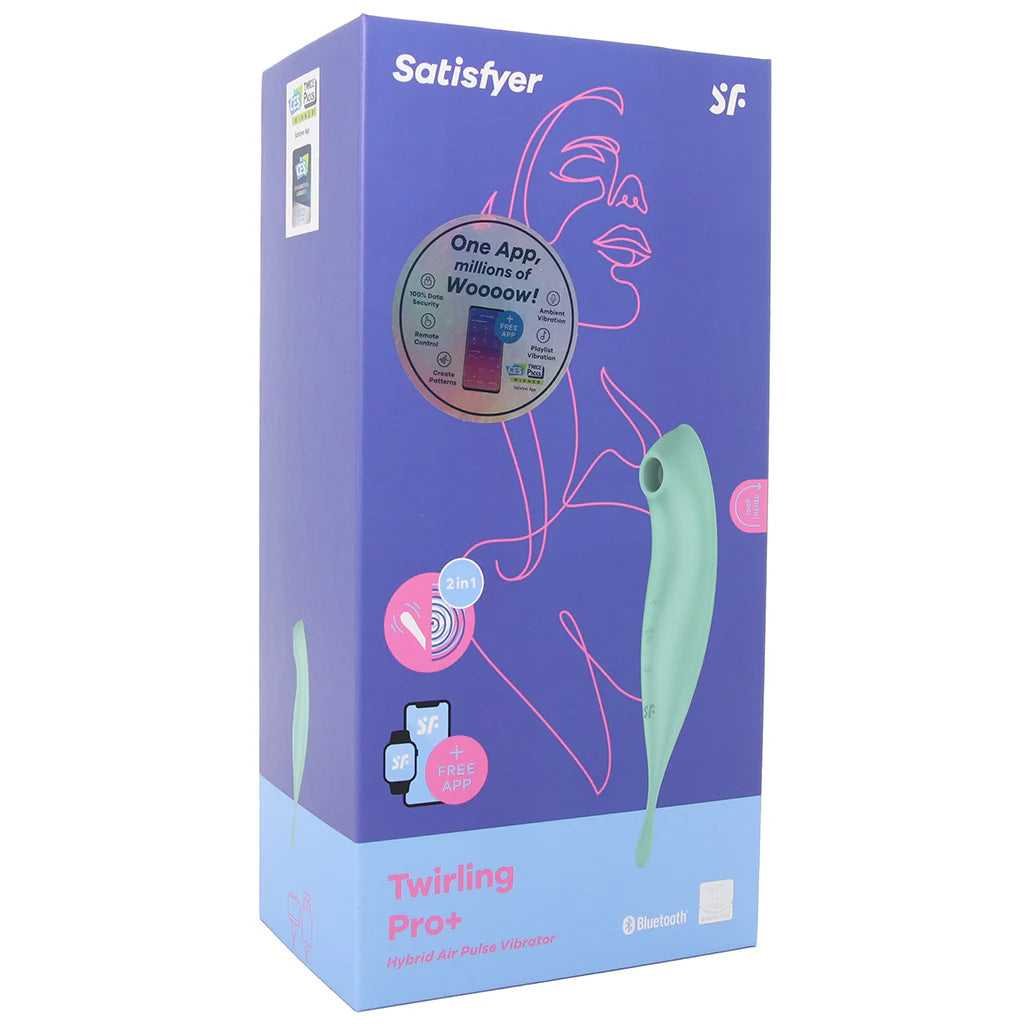 Satisfyer Twirling Pro + Air Pulse Vibe Vibrators > Clitoral Stimulators