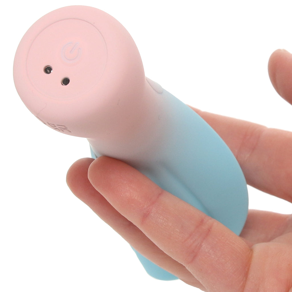 Mina Fiercely Powerful Fluttering Flower Vibe in Blue Vibrators > Clitoral Stimulators