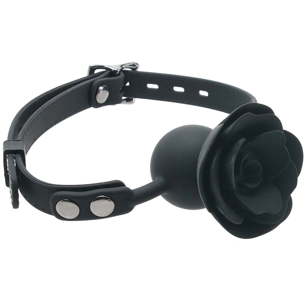 Forbidden Removable Rose Gag Bondage and Fetish > Ball Gags & Mouth Restraints