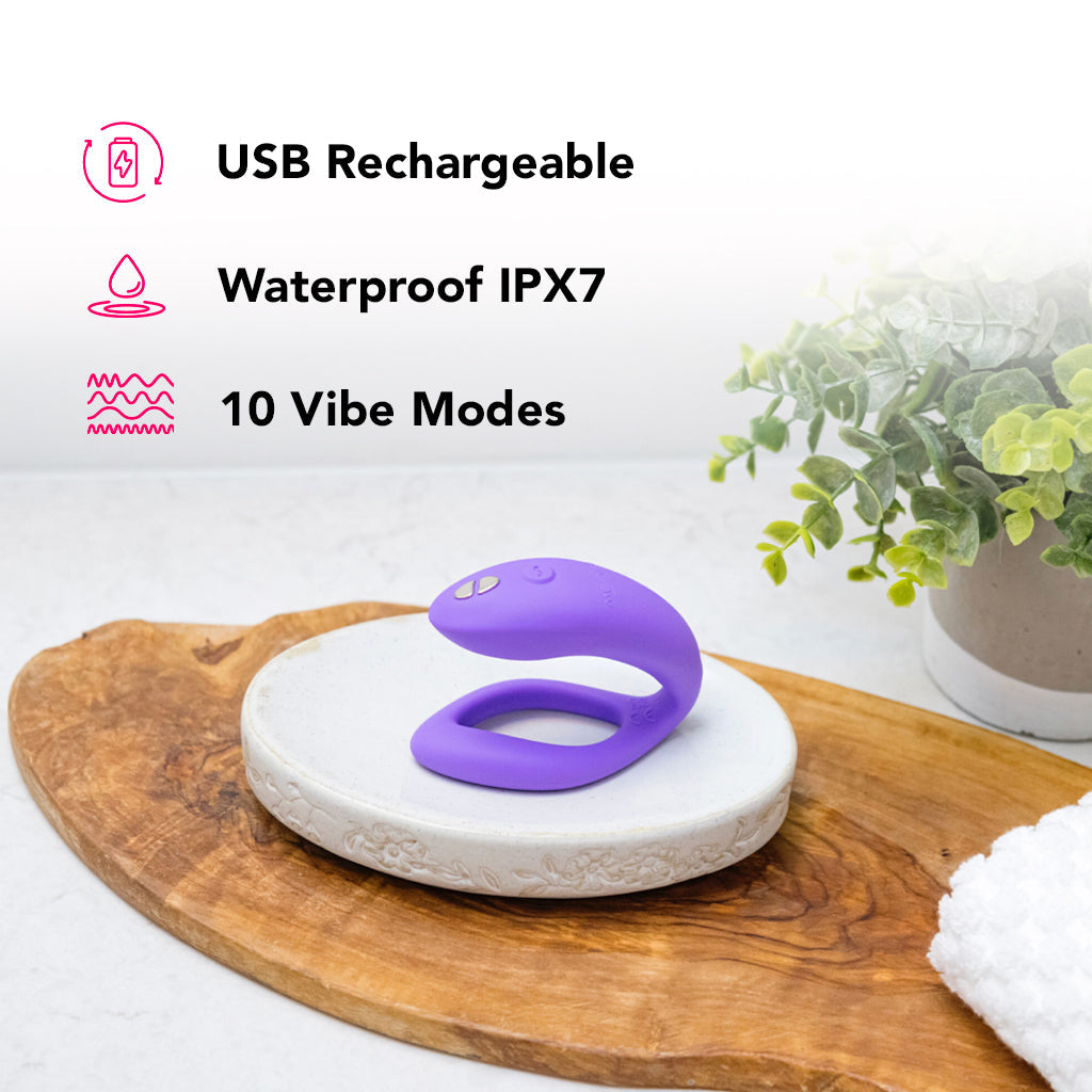 We-Vibe Sync O Expanding Couples Vibe in Purple Vibrators > G-Spot Vibrators