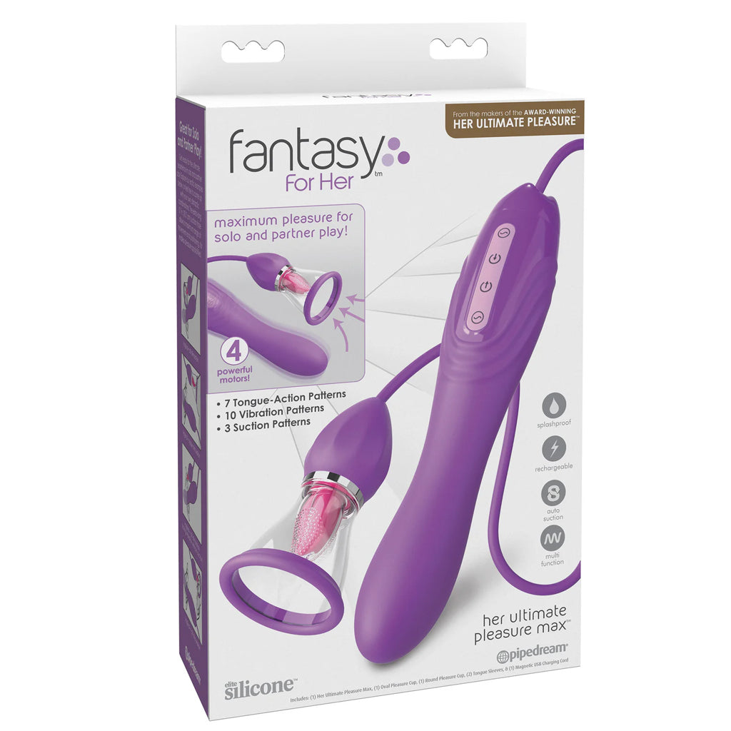 Fantasy For Her Ultimate Pleasure Max Stimulator Vibrators > Clitoral Stimulators