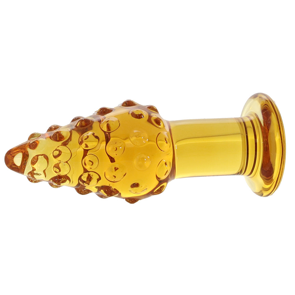 gläs Cornstar 4 Inch Glass Butt Plug Anal Sex Toys > Butt Plugs