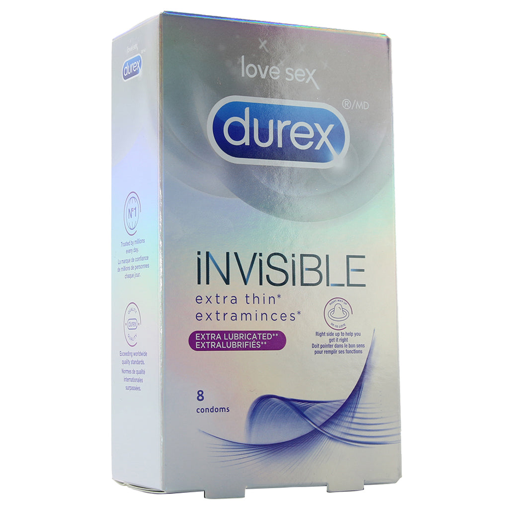 Invisible Extra Smooth Condoms in 8 Pack Condoms