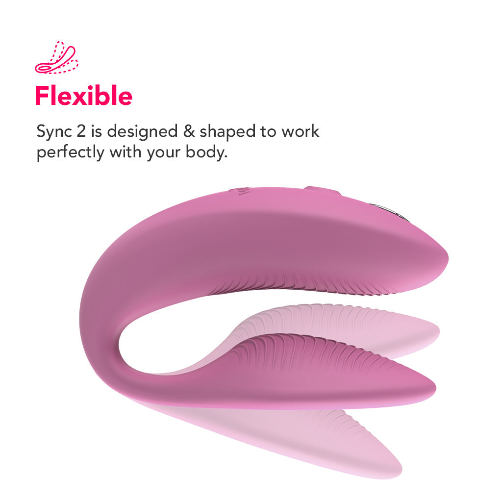 We-Vibe Sync 2 Couple's Vibe in Rose Vibrators > G-Spot Vibrators