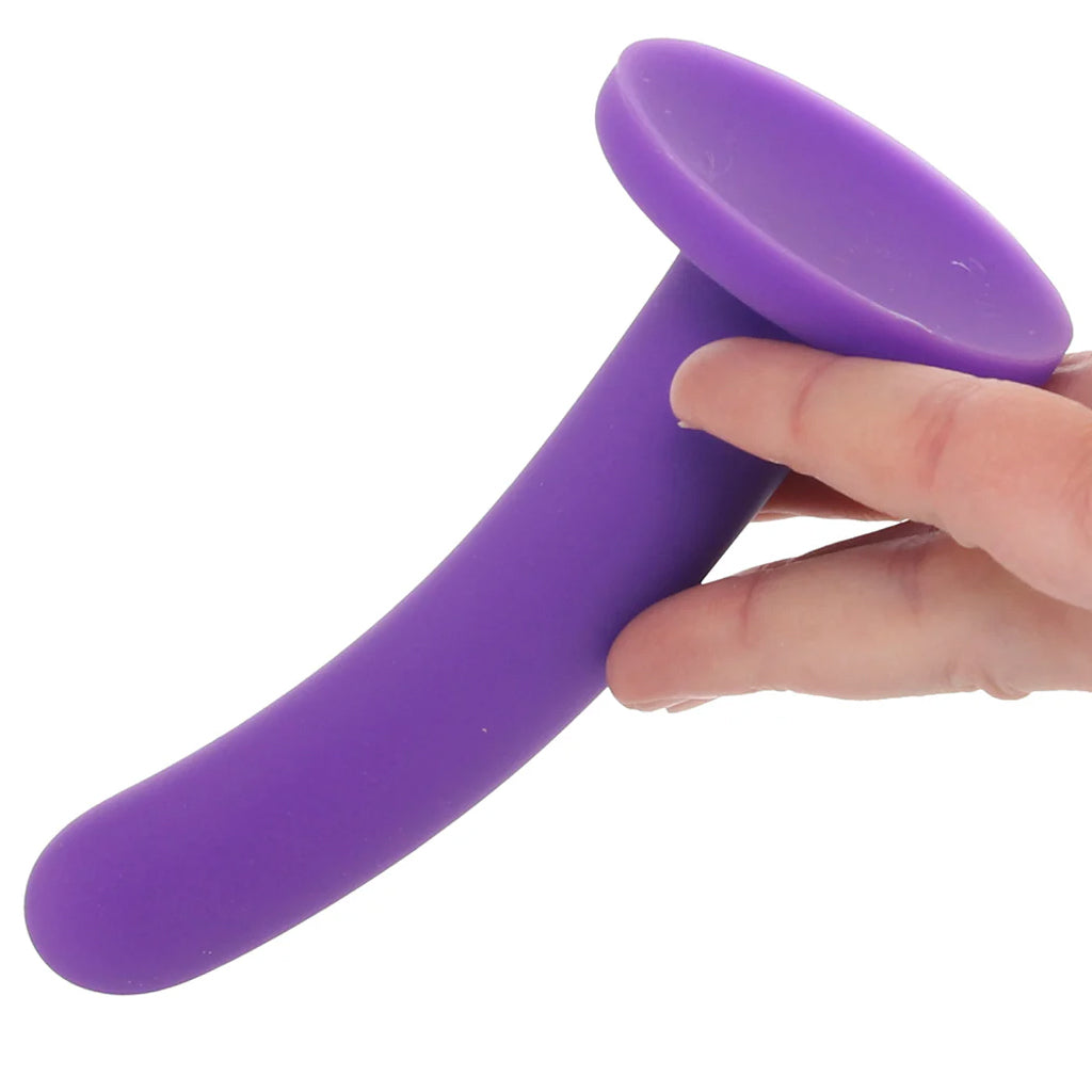 PinkCherry Premium 6 Inch Purple Silicone Slim Anal Dildo Dildo Sex Toys > Anal Dildos