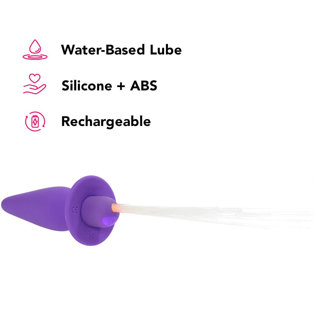 Southern Lights Vibrating Butt Plug in Purple Anal Sex Toys > Butt Plugs
