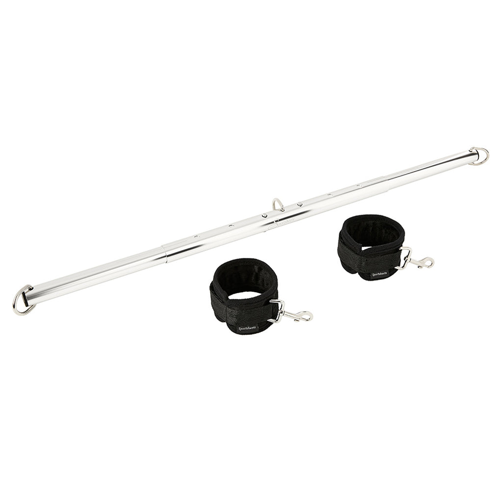 Expandable Spreader Bar and Cuffs Set Bondage and Fetish > Restraints