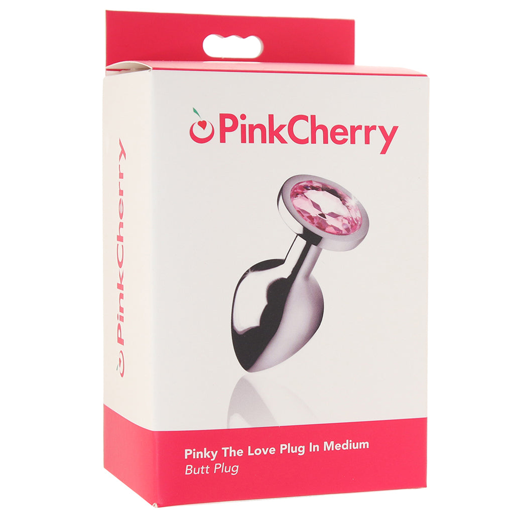 PinkCherry The Love Plug in Medium Anal Sex Toys > Butt Plugs