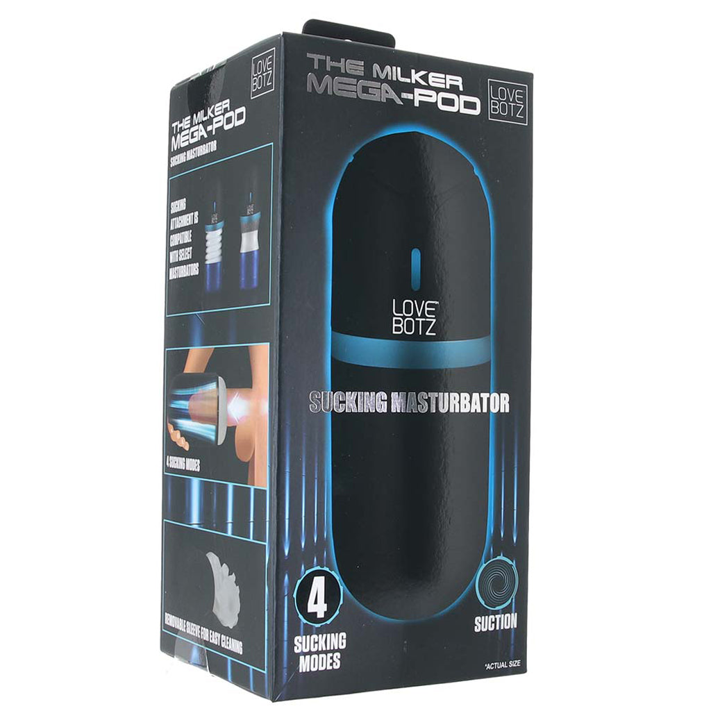 LoveBotz The Milker Mega-Pod Sucking Masturbator Male Masturbators > Auto Strokers