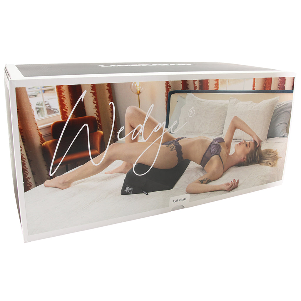 Wedge Sex Pillow in Velvet Black Sex Furniture > Sex Machine