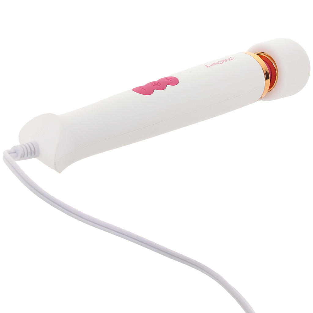 PinkCherry Premium Powered Wand in White Vibrators > Wands