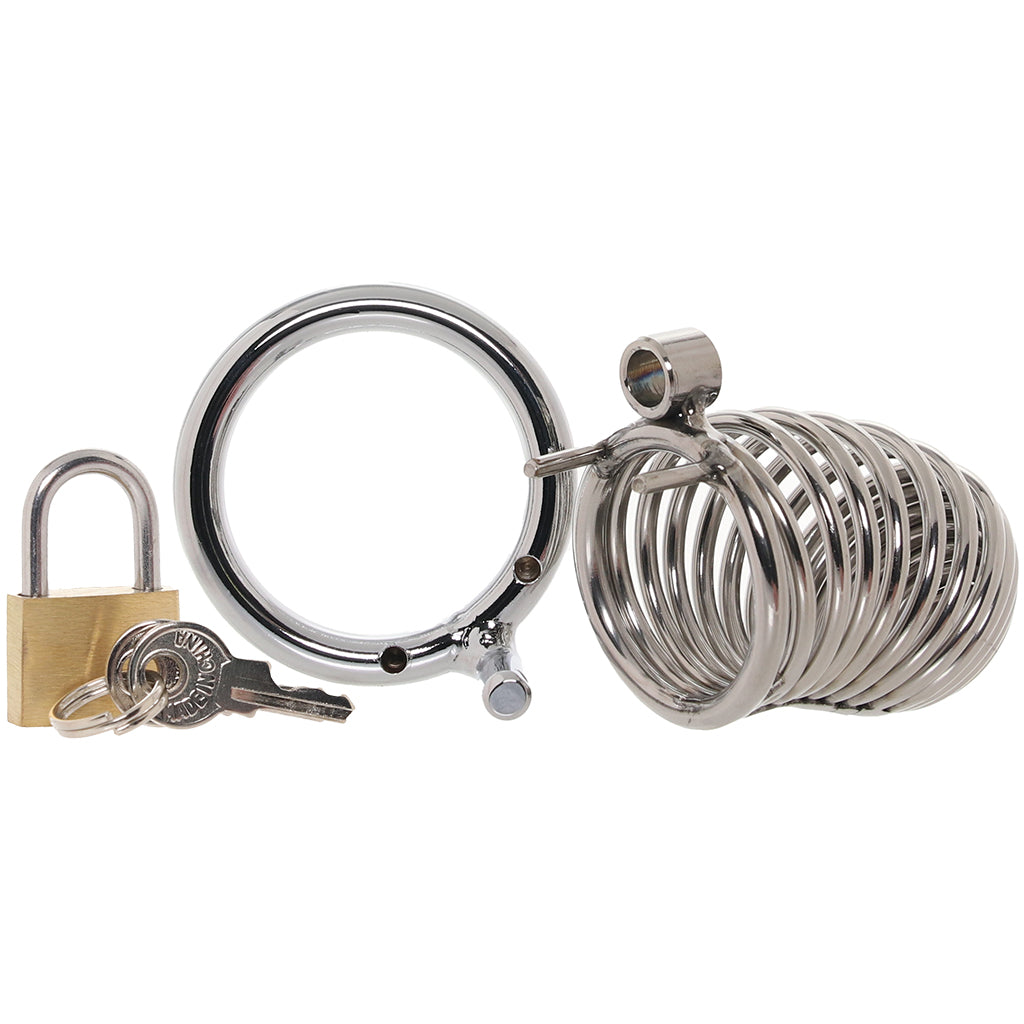 Blueline Prisoner Cock Cage Bondage and Fetish > Cock and Ball Devices